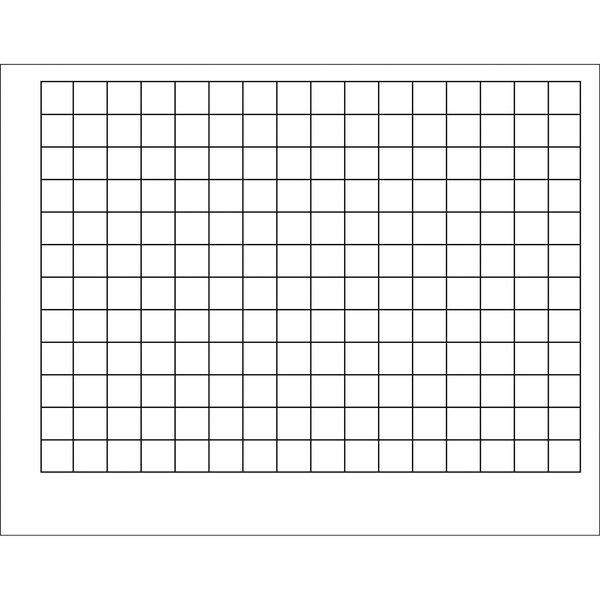 Trend Enterprises Graphing Grid (1-1/2in Squares) Wipe-Off® Chart, 22in x 28in T1092